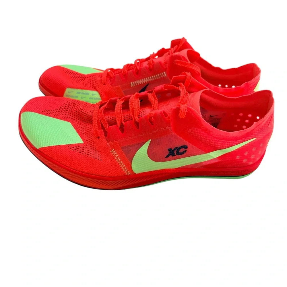 NEW Nike ZoomX Dragonfly XC Spikes Men's 10.5 Bright Crimson/Lime Blast
